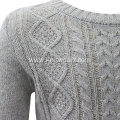 Boy's Knitted Crewneck Pullover Cable Sweater